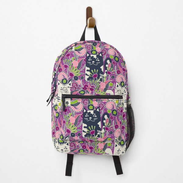 Item preview, Cats in the Spring Garden, Lilac background designed and sold by Alex Blud.