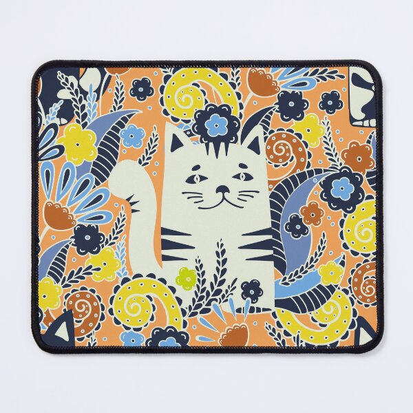 Item preview, Cats in the Spring Garden, Light orange background designed and sold by Alex Blud.