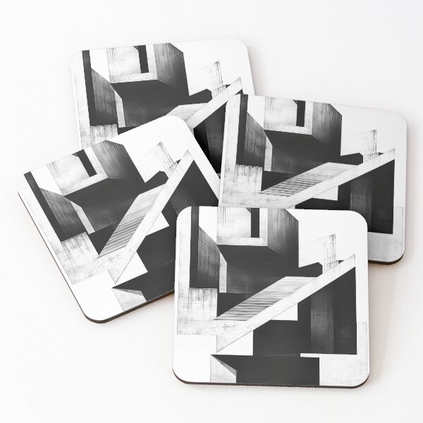 Item preview, Brutalist Architecture: Abstract Geometric Structure in Monochrome designed and sold by nutthasit kitthaweesinpoon.
