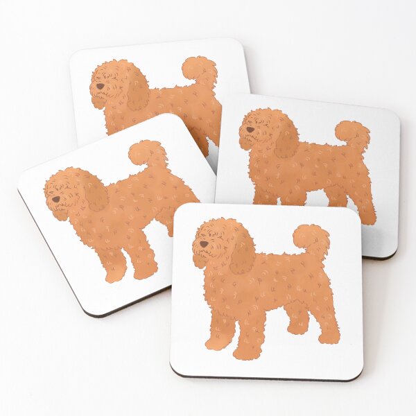 Item preview, Cute Barbet Dog Illustration - Adorable Water Dog Art designed and sold by Yaragold.