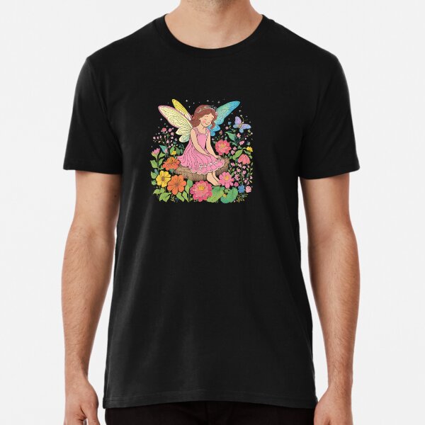 Item preview, A little fairy is sitting at the flowers garden. designed and sold by VRS-Runthiwa.