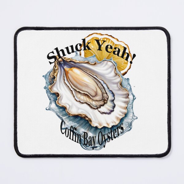 Item preview, Shuck Yeah! Coffin Bay Oysters tee shirt, pillow, mugs, cap designed and sold by So Much 2 See.