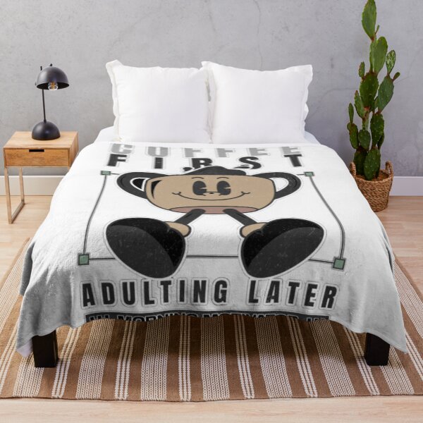 Item preview, Coffee First, Adulting Later designed and sold by Syrupulse.