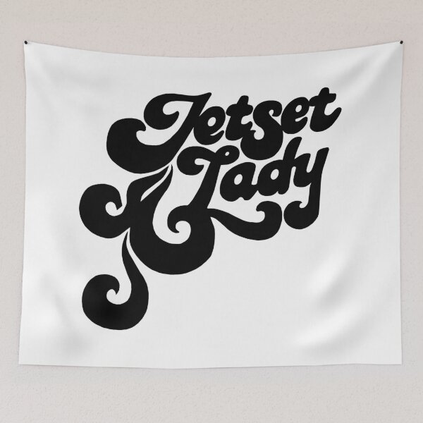 Item preview, "Jetset Lady: Chic Travel Fashion for Stylish World Travelers" designed and sold by artworkathome.