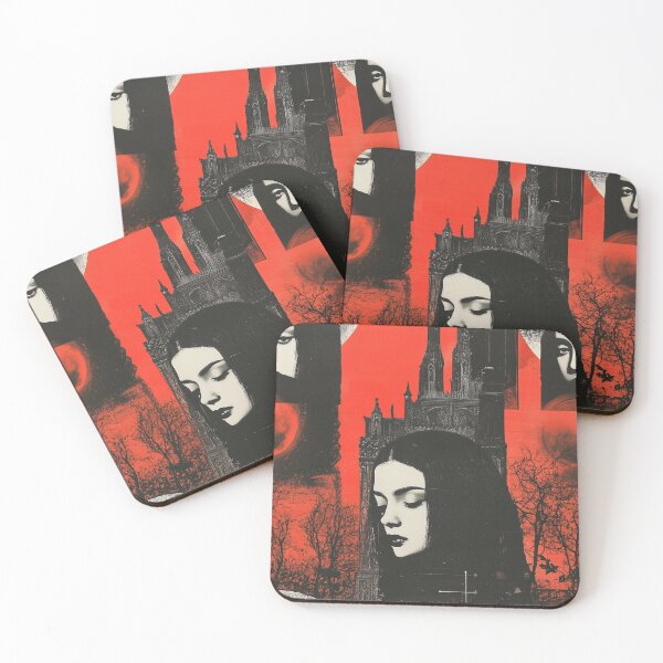 Item preview, Dark Lady and Red Pattern designed and sold by JaimeLikes.