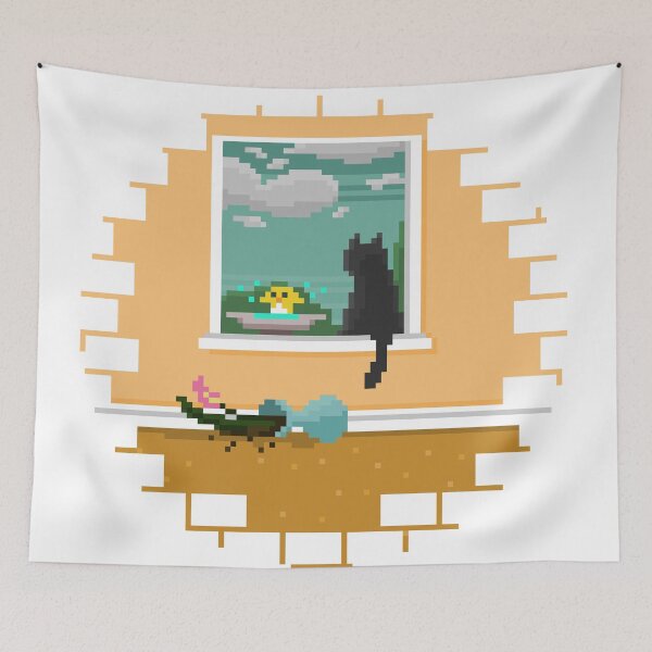Item preview, Cat In Window designed and sold by Pixel-Bones.