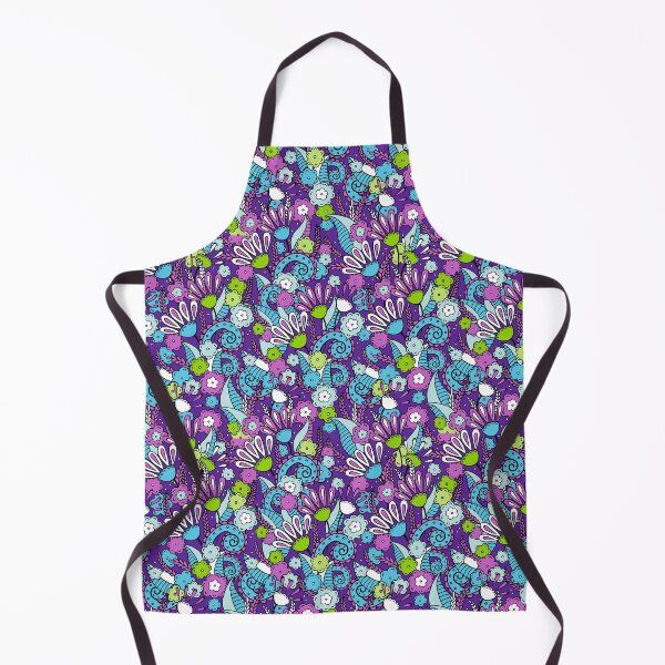 Item preview, Doodles, Spring Garden, Purple background designed and sold by Alex Blud.