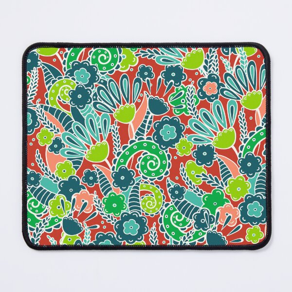 Item preview, Doodles, Spring Garden, Red background designed and sold by Alex Blud.