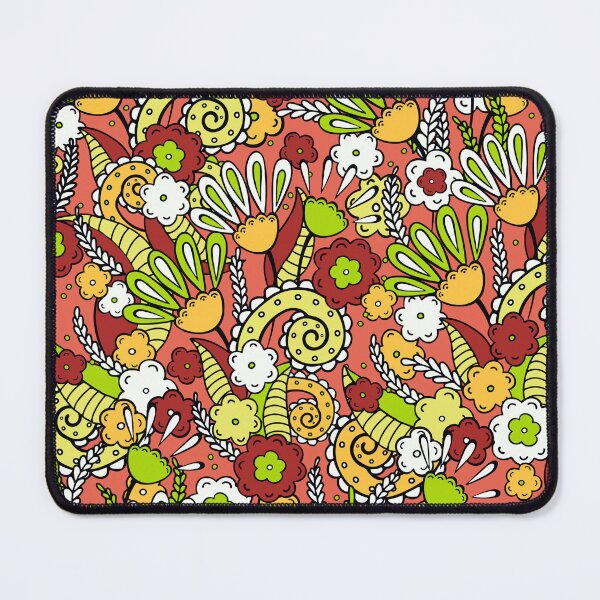 Item preview, Doodles, Spring Garden, Terracotta background designed and sold by Alex Blud.