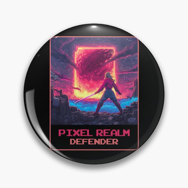 Item preview, Pixel Realm Defender designed and sold by MagicAxe.