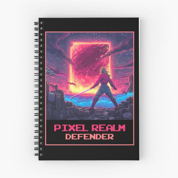 Item preview, Pixel Realm Defender designed and sold by MagicAxe.