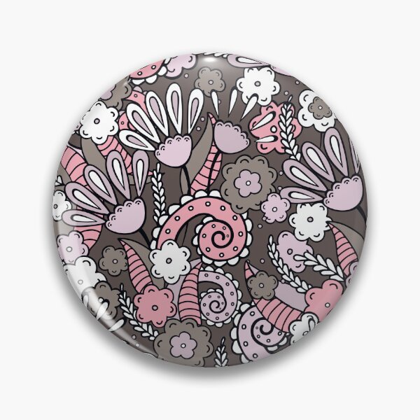 Item preview, Doodles, Spring Garden, Brown background designed and sold by Alex  Blud.