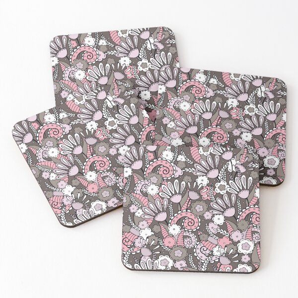 Item preview, Doodles, Spring Garden, Brown background designed and sold by Alex  Blud.