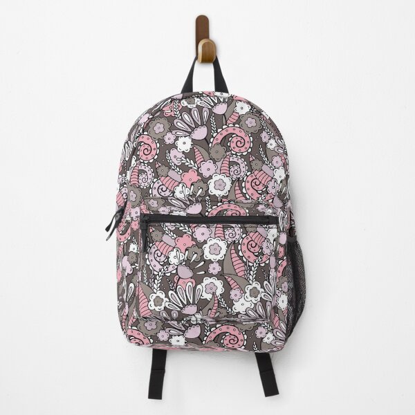 Item preview, Doodles, Spring Garden, Brown background designed and sold by Alex Blud.