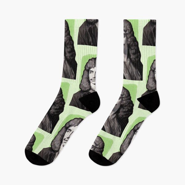 Item preview, French Playwright Molière - mint Green - illustration  designed and sold by Litstoy.