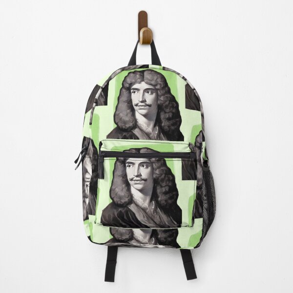 Item preview, French Playwright Molière - mint Green - illustration  designed and sold by Litstoy.