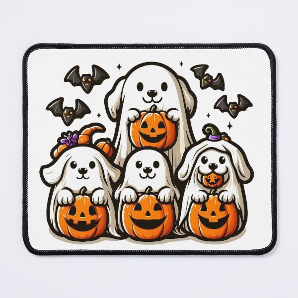 Item preview, Halloween Dog Ghosts - Cute Dog Ghosts Halloween - Halloween Gift designed and sold by raedattia.