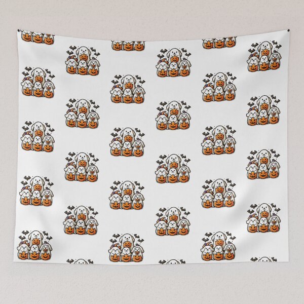 Item preview, Halloween Dog Ghosts - Cute Dog Ghosts Halloween - Halloween Gift designed and sold by raedattia.