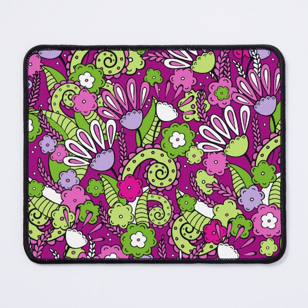 Item preview, Doodles, Spring Garden, Dark lilac background designed and sold by Alex Blud.