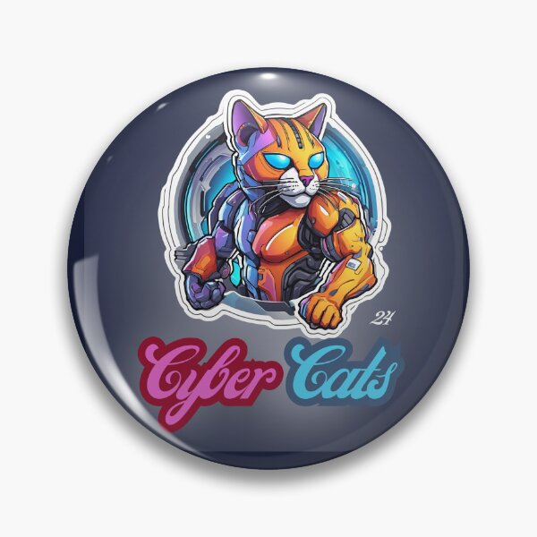Item preview, Cyber Cats - Cyber Cat 24 designed and sold by Monika Turemka.