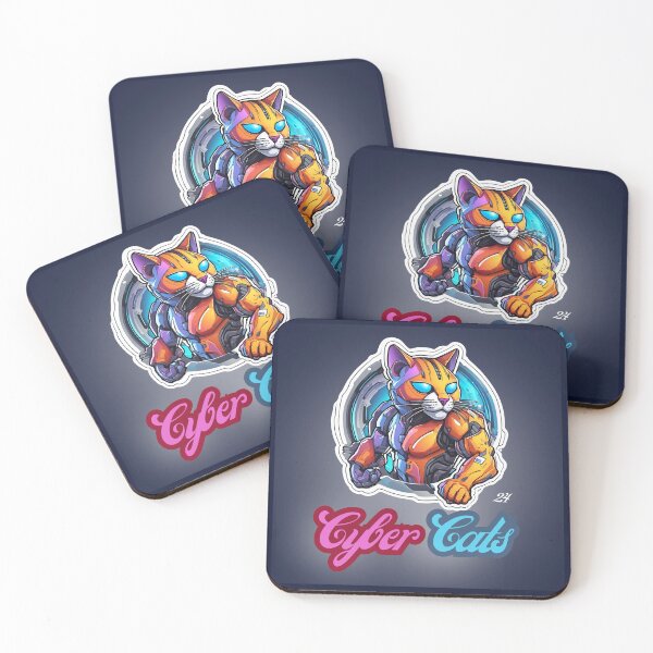 Item preview, Cyber Cats - Cyber Cat 24 designed and sold by Monika Turemka.