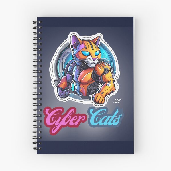 Item preview, Cyber Cats - Cyber Cat 24 designed and sold by Monika Turemka.