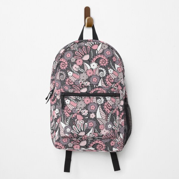 Item preview, Doodles, Spring Garden, Gray-brown background designed and sold by Alex Blud.