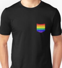 Regenbogen-Tasche LGBT-Stolz Unisex T-Shirt