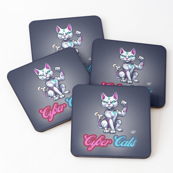 Item preview, Cyber Cats - Cyber Cat 25 designed and sold by Monika Turemka.
