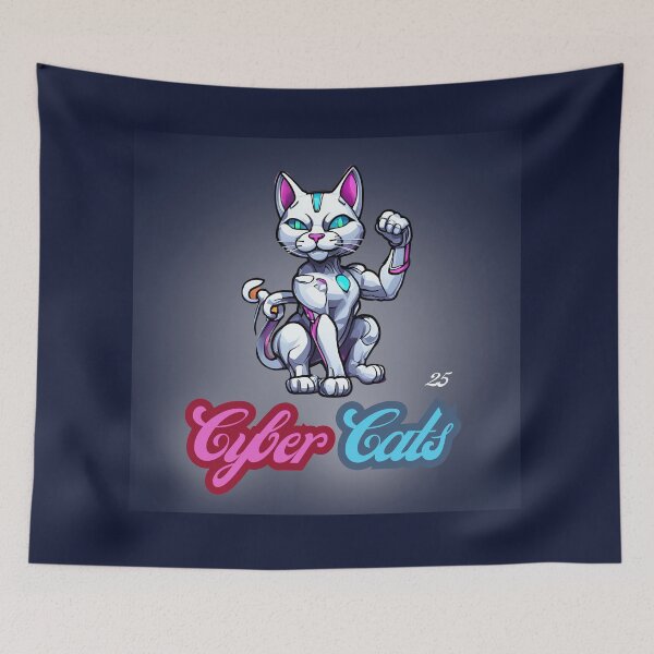 Item preview, Cyber Cats - Cyber Cat 25 designed and sold by Monika Turemka.