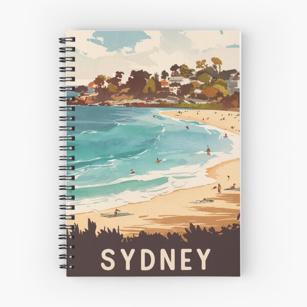 Item preview, Sydney Vintage Travel Poster designed and sold by TravelerRat.