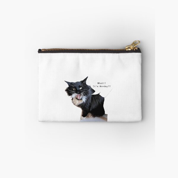 Item preview, What!? It's Monday?? Mr. Darcy, tuxedo cat designed and sold by Sandy Maya's Artwork.
