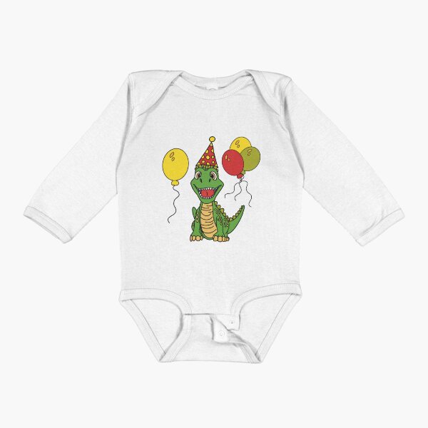 Item preview, green dinosaur birthday designed and sold by MadSnail-Design.