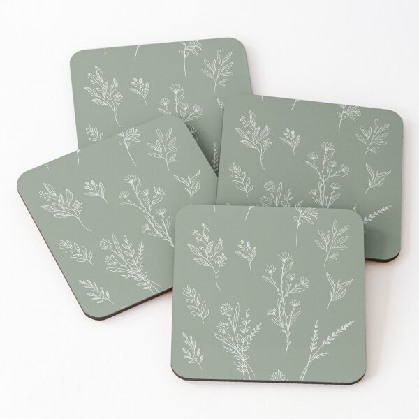 Item preview, Simple Line Drawing Flowers  designed and sold by Fairyflair Co.