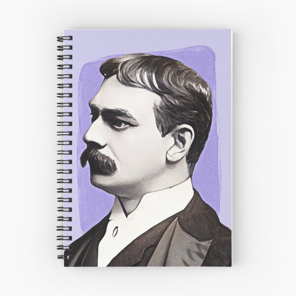 Item preview, English Writer Jerome K. Jerome - Purple - illustration  designed and sold by Litstoy.