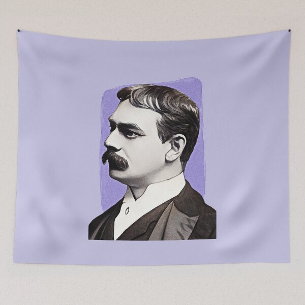 Item preview, English Writer Jerome K. Jerome - Purple - illustration  designed and sold by Litstoy.