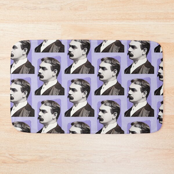 Item preview, English Writer Jerome K. Jerome - Purple - illustration  designed and sold by Litstoy.