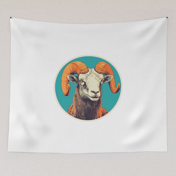 Item preview, Cute ram // angry ram // flowers // majestic // ram poster // hunter designed and sold by SMARTKIT  DESIGNAGENCY.