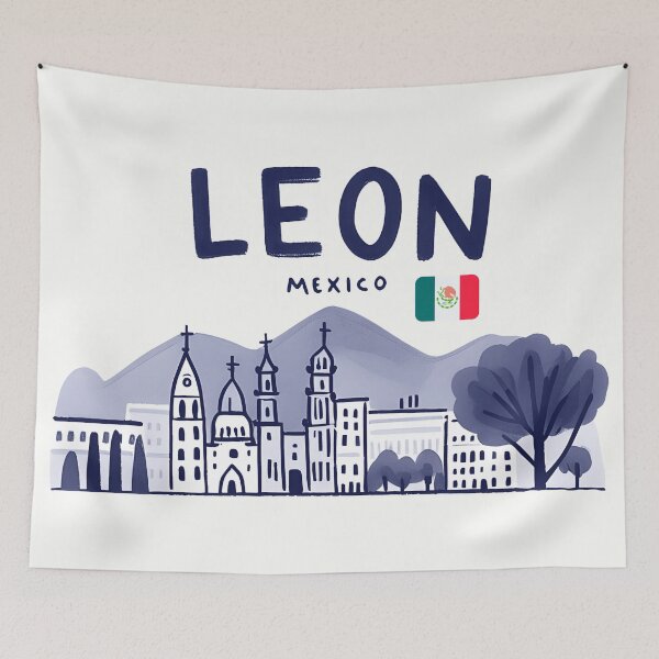 Item preview, Leon Mexico  designed and sold by WanderlustCoCo.
