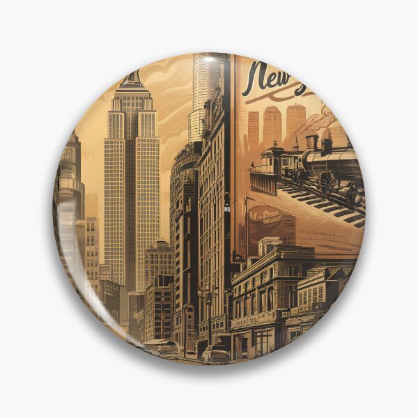 Item preview, The Heart of Historic New York City designed and sold by Pattern-Parade.