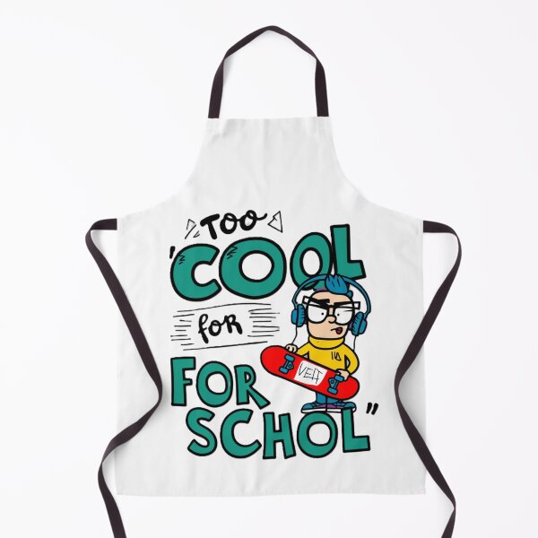 Item preview, Too Cool for School Hipster Skateboarder Design designed and sold by merve02shop.