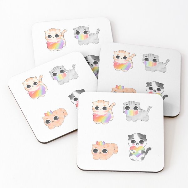 Item preview, Copy of A rainbow-colored Nyan Cat designed and sold by Playful Strokes pom@pom.