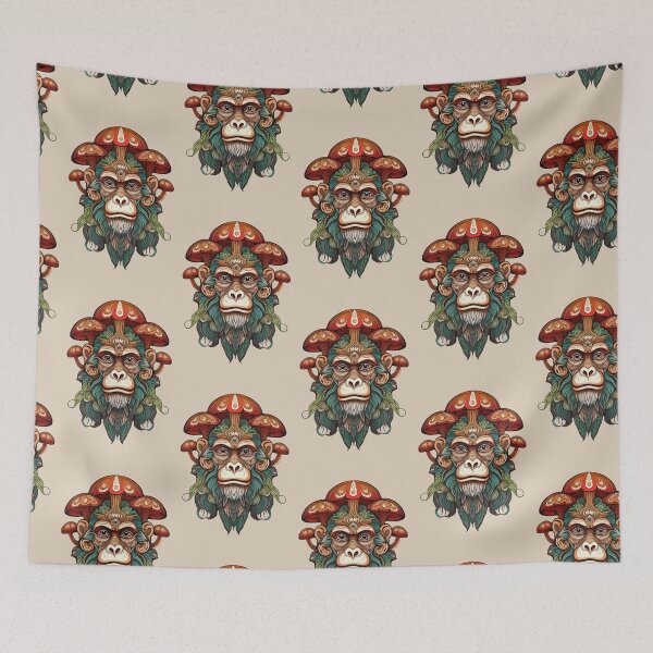 Item preview, Fungus | Monkey God Collection | Beige designed and sold by monkeybusiness.pt.