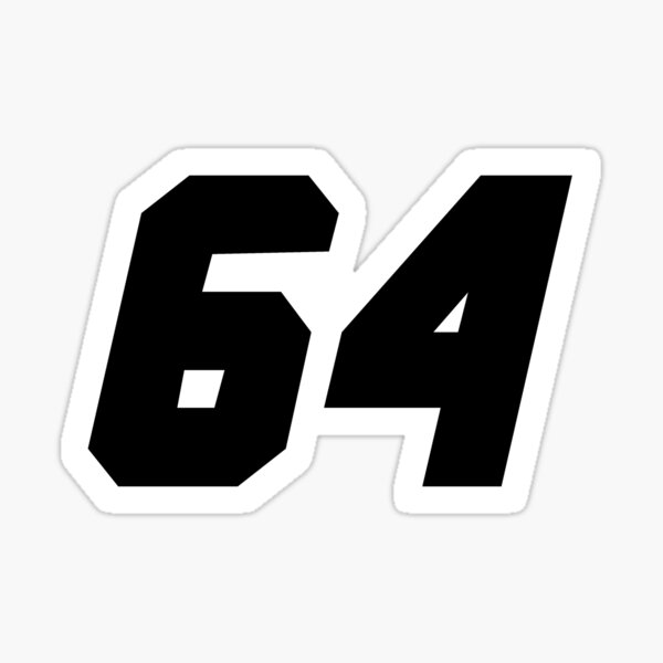Vista previa del artículo con la obra «Número 64 retro», diseñado y vendido por Wolagno.