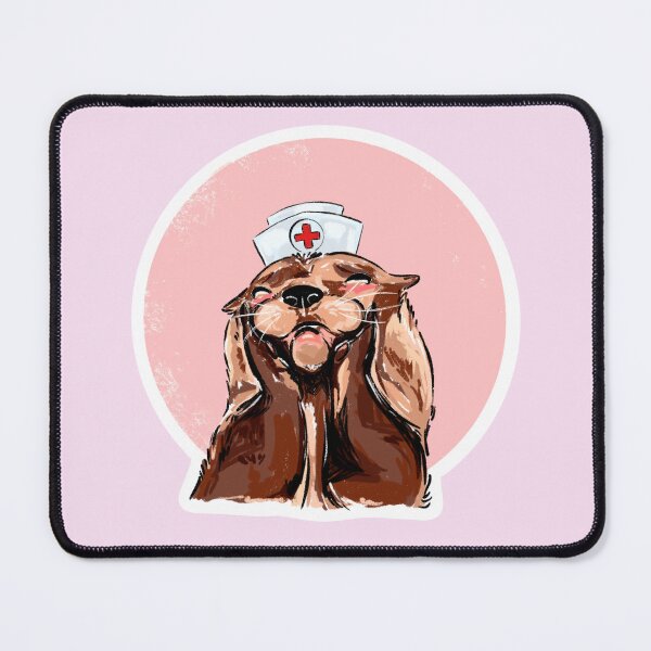 Item preview, Nurse Otter - Pink designed and sold by NurseLauraDraws.