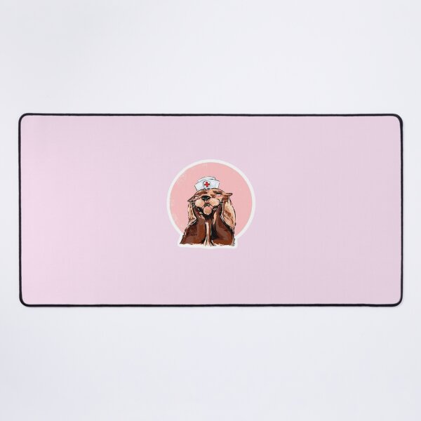 Item preview, Nurse Otter - Pink designed and sold by NurseLauraDraws.