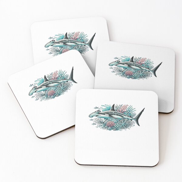Item preview, Hammerhead Shark On The Reef Underwater designed and sold by sbachstroem.
