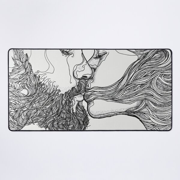 Item preview, Interwoven Souls, 2024, A4, ink on paper designed and sold by oanaunciuleanu.