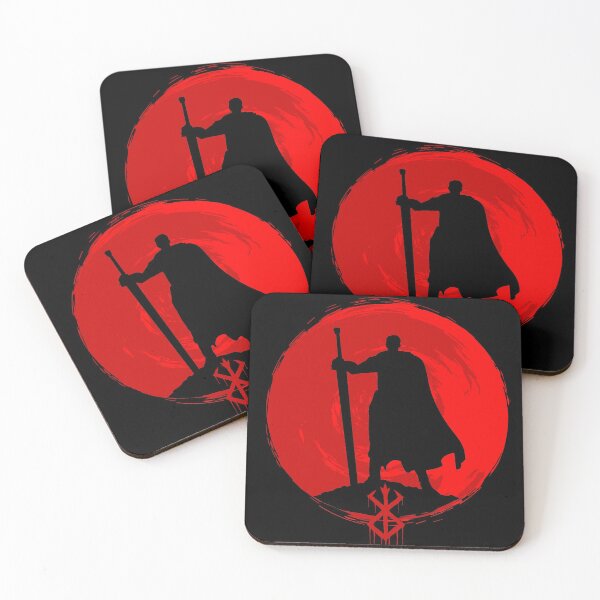 Berserk Guts Coasters (Set of 4)