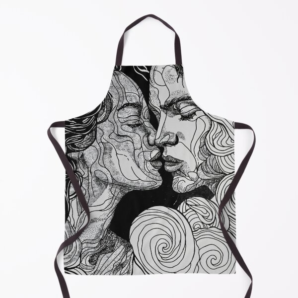 Item preview, The kiss, 2024, A4, ink on paper designed and sold by oanaunciuleanu.